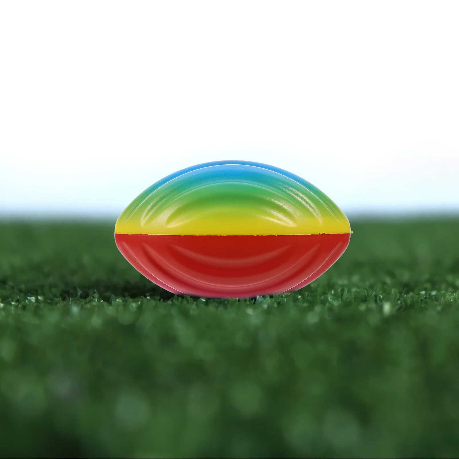 Sponge Elastic Ball Rainbow Rugby Sports Toy Race Training Portable Football Inflatable Children Mini Small Kids Pu Foams Balls
Sponge Elastic Ball Rainbow Rugby Sports Toy Race Training Portable Football Inflatable Children Mini Small Kids Pu Foams Balls