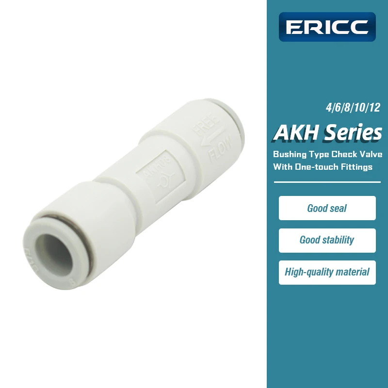 10Pcs/Lot AKH Series Bushing Type Check Valve with One-touch Fittings AKH04-00 AKH06-00 AKH08-00 AKH10-00 AKH12-00 Non Return
10Pcs/Lot AKH Series Bushing Type Check Valve with One-touch Fittings AKH04-00 AKH06-00 AKH08-00 AKH10-00 AKH12-00 Non Return