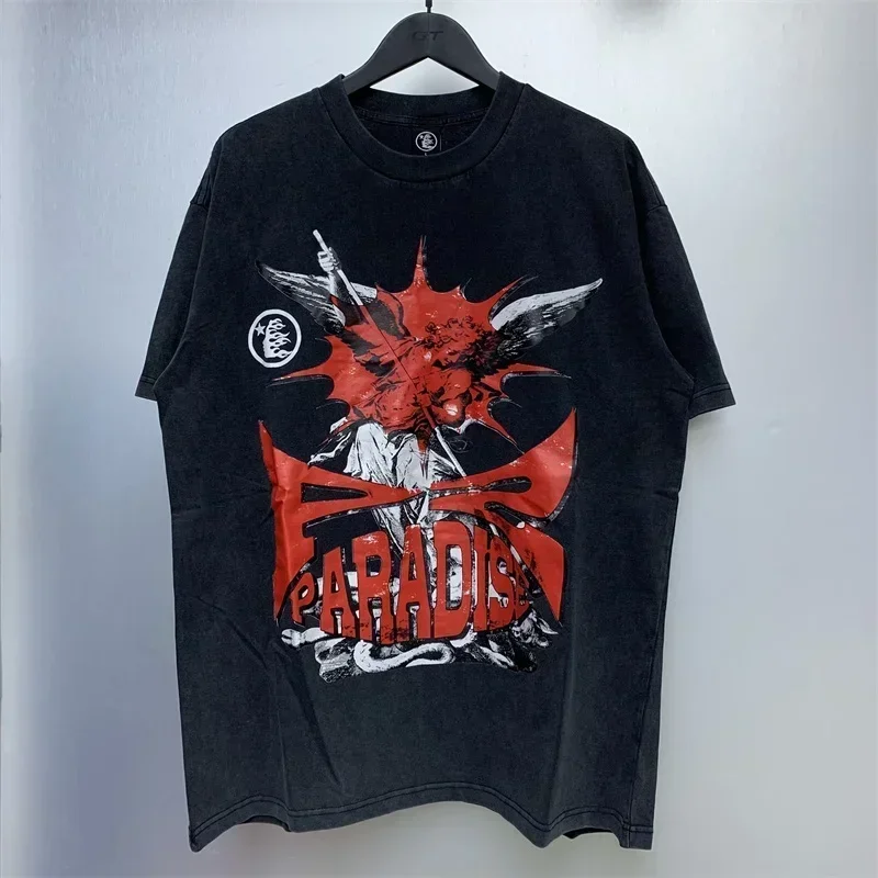 2024ss Washed Black Hell Star T Shirts For Men Women 1:1 High Quality Hip Hop Printing Oversized T Shirt
2024ss Washed Black Hell Star T Shirts For Men Women 1:1 High Quality Hip Hop Printing Oversized T Shirt