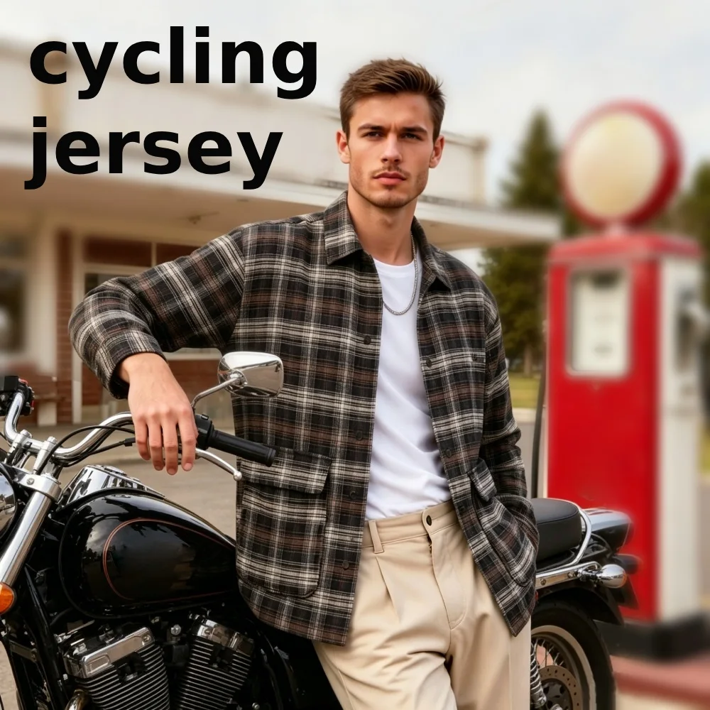 Motorcycle retro shirt jacket men's long sleeved loose cycling sports jacket breathable classic cycling
Motorcycle retro shirt jacket men's long sleeved loose cycling sports jacket breathable classic cycling