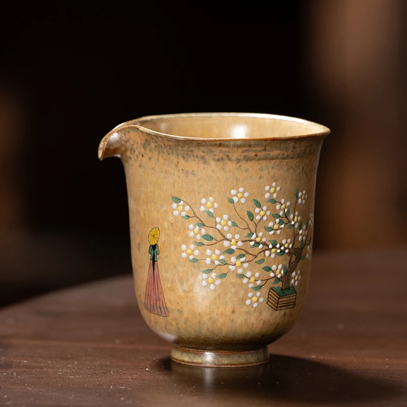 Handmade Hand Drawn Tea Pitcher Portrait of a Lady Ceramic Kung Fu Ceremony Vintage Accessories Home Pot Strainers Cup
Handmade Hand Drawn Tea Pitcher Portrait of a Lady Ceramic Kung Fu Ceremony Vintage Accessories Home Pot Strainers Cup