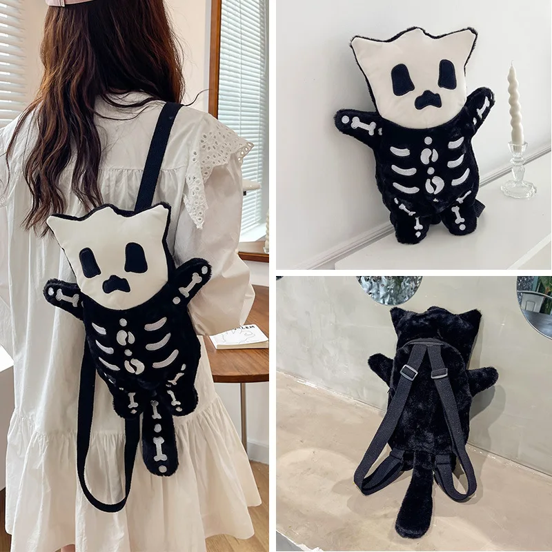 Funny Skull Plush Backpack Cartoon Shoulder Bag Girls Cute Coin Purse Shoulder Crossbody Bag For Kids Girls Birthday Best Gift
Funny Skull Plush Backpack Cartoon Shoulder Bag Girls Cute Coin Purse Shoulder Crossbody Bag For Kids Girls Birthday Best Gift