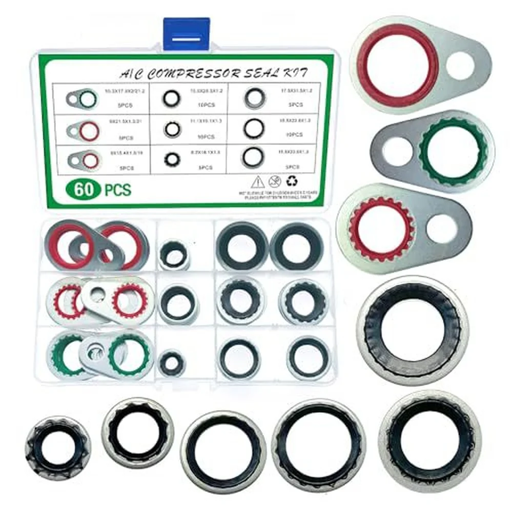 1 комплект, комплект уплотнений для автомобильного компрессора переменного тока, устойчивый к высоким температурам, 60 шт., аксессуары для BUICK для CHEVROLET
1 комплект, комплект уплотнений для автомобильного компрессора переменного тока, устойчивый к высоким температурам, 60 шт., аксессуары для BUICK для CHEVROLET