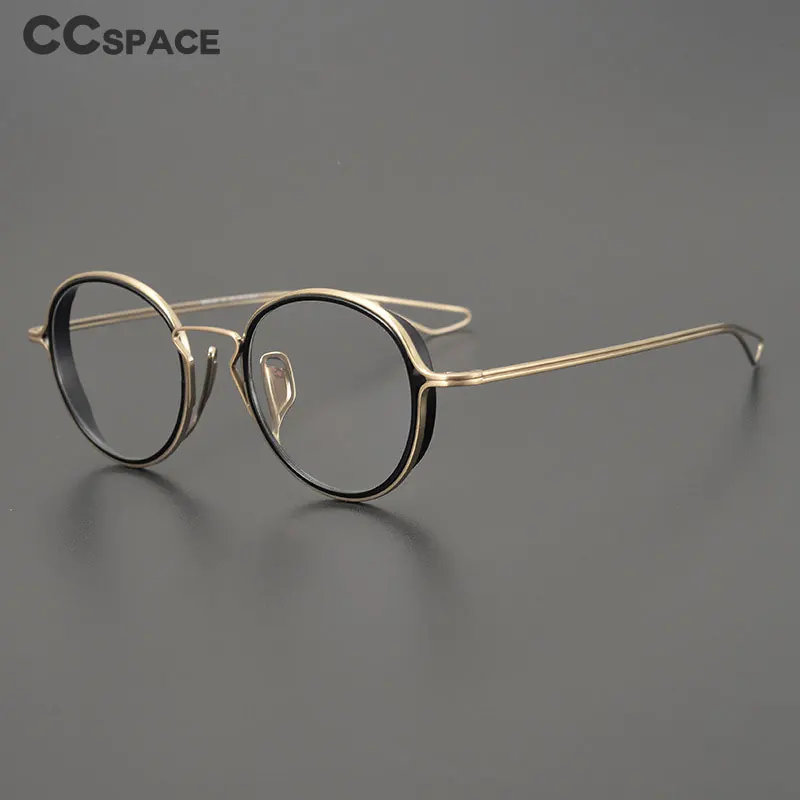 54619 Round Pure Titanium Glasses Frame Handmade Small Frame Ultra-Light Optical Men's Customized prescription glasses
54619 Round Pure Titanium Glasses Frame Handmade Small Frame Ultra-Light Optical Men's Customized prescription glasses