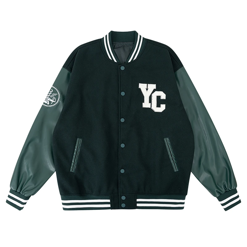 Man Designer Clothes Denim Jacket Letterman Baseball Varsity Bomber Jacket with Vintage Letter Embroidery Autumn/Winter
Man Designer Clothes Denim Jacket Letterman Baseball Varsity Bomber Jacket with Vintage Letter Embroidery Autumn/Winter