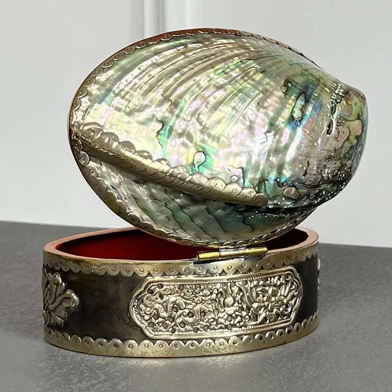 Vintage Shell Jewelry Box, INS-Style Niche Jewelry Organizer, Luxury Jewelry Gift Box, Natural Abalone Storage Case
Vintage Shell Jewelry Box, INS-Style Niche Jewelry Organizer, Luxury Jewelry Gift Box, Natural Abalone Storage Case