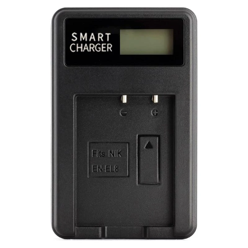 EN-EL8 LCD USB Camera Battery Charging Dock for S52C P1 P2 S50 S50C S51 S51C S52 S7c Camera Battery
EN-EL8 LCD USB Camera Battery Charging Dock for S52C P1 P2 S50 S50C S51 S51C S52 S7c Camera Battery