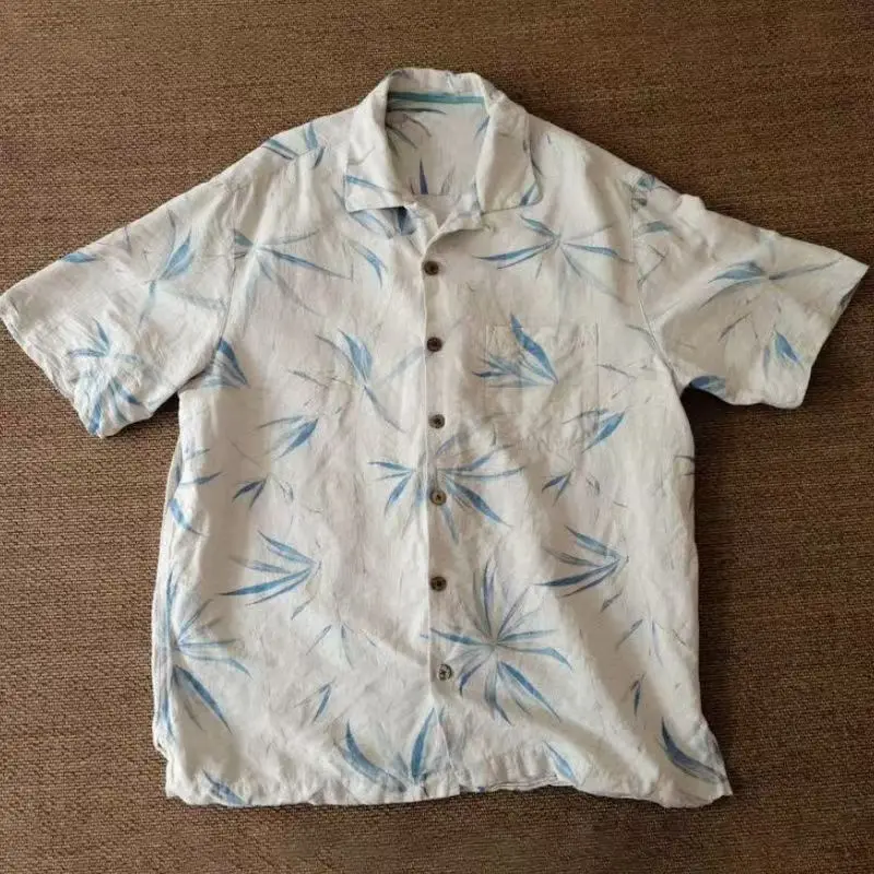 Men's Coconut Tree Graphic Print Short Sleeve Lapel Shirt Tops Men's Casual Button-Down Shirts For Summer Daily Wear And Resort
Men's Coconut Tree Graphic Print Short Sleeve Lapel Shirt Tops Men's Casual Button-Down Shirts For Summer Daily Wear And Resort