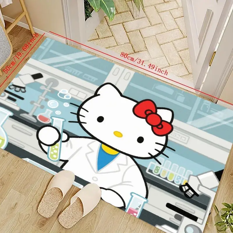 1 шт., милый коврик для лаборатории «Hello Kitty Scientist», 50x80 см (19,68x31,49 дюйма), нескользящий впитывающий напольный коврик, моющийся Cartoo
1 шт., милый коврик для лаборатории «Hello Kitty Scientist», 50x80 см (19,68x31,49 дюйма), нескользящий впитывающий напольный коврик, моющийся Cartoo