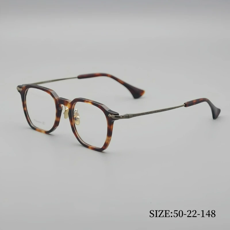 2026 Men Vintage Square Acetate Eyeglasses Frame Tortoise Shell Fashion Optical Myopia Prescription Spectacles Eyewear 50‑22‑148
2026 Men Vintage Square Acetate Eyeglasses Frame Tortoise Shell Fashion Optical Myopia Prescription Spectacles Eyewear 50‑22‑148