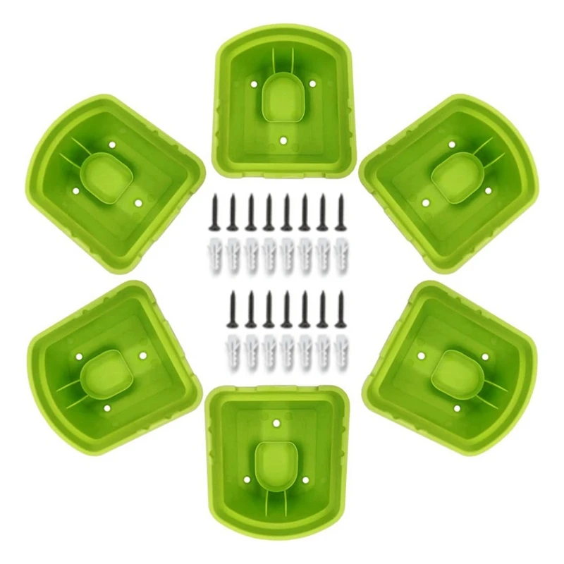 A20F-6Pcs Battery Holder For Ryobi 18V Wall Mounted Battery Mounts Portable Li-Ion Battery Hanger Battery Storage Bracket
A20F-6Pcs Battery Holder For Ryobi 18V Wall Mounted Battery Mounts Portable Li-Ion Battery Hanger Battery Storage Bracket