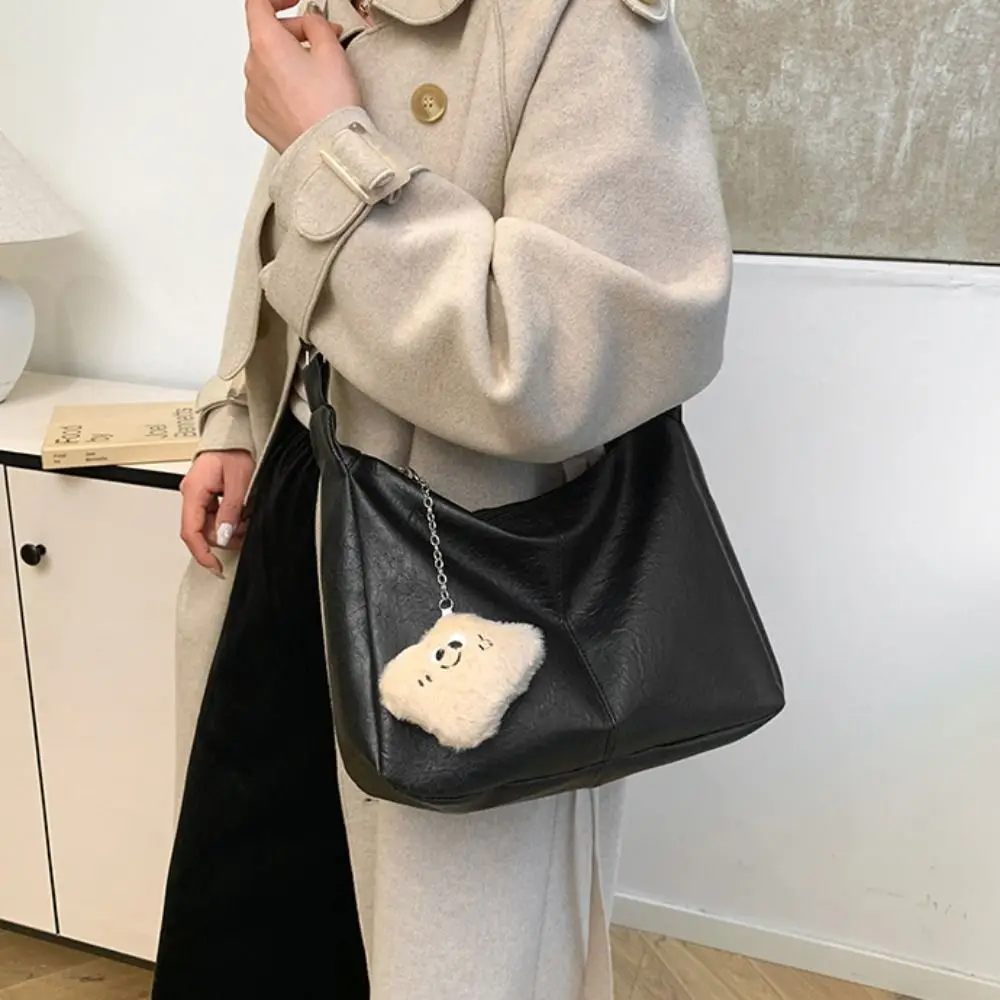 PU Leather Versatile Shoulder Bag Korean Style Handbag Solid Color Crossbody Bag Large Capacity Ladies Luxury Tote Bag
PU Leather Versatile Shoulder Bag Korean Style Handbag Solid Color Crossbody Bag Large Capacity Ladies Luxury Tote Bag