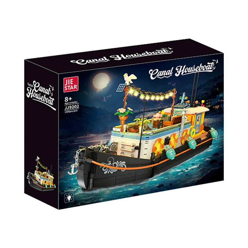 IN STOCK JJ9202 MOC Creativity Canal Boat Building Blocks Model Ship Bricks Assembling Children's Toys Christmas Gift Set
IN STOCK JJ9202 MOC Creativity Canal Boat Building Blocks Model Ship Bricks Assembling Children's Toys Christmas Gift Set