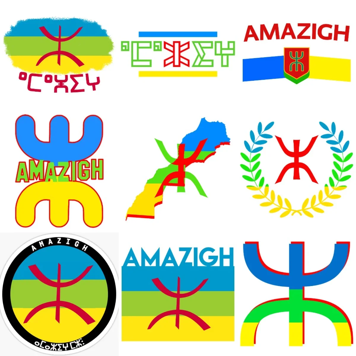 Amazigh Berbers Flag Map Symbol Emblem Creative Stickers for Car Bicycle Helmet Window Fridge Wall Decoration Accessories
Amazigh Berbers Flag Map Symbol Emblem Creative Stickers for Car Bicycle Helmet Window Fridge Wall Decoration Accessories