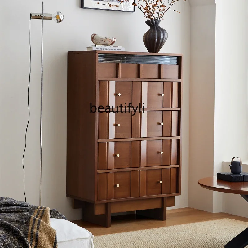 Solid Wood Chest of Drawers Living Room Bedroom Storage Bed Front Cabinet Wall Art Clothes Closet Retro
Solid Wood Chest of Drawers Living Room Bedroom Storage Bed Front Cabinet Wall Art Clothes Closet Retro