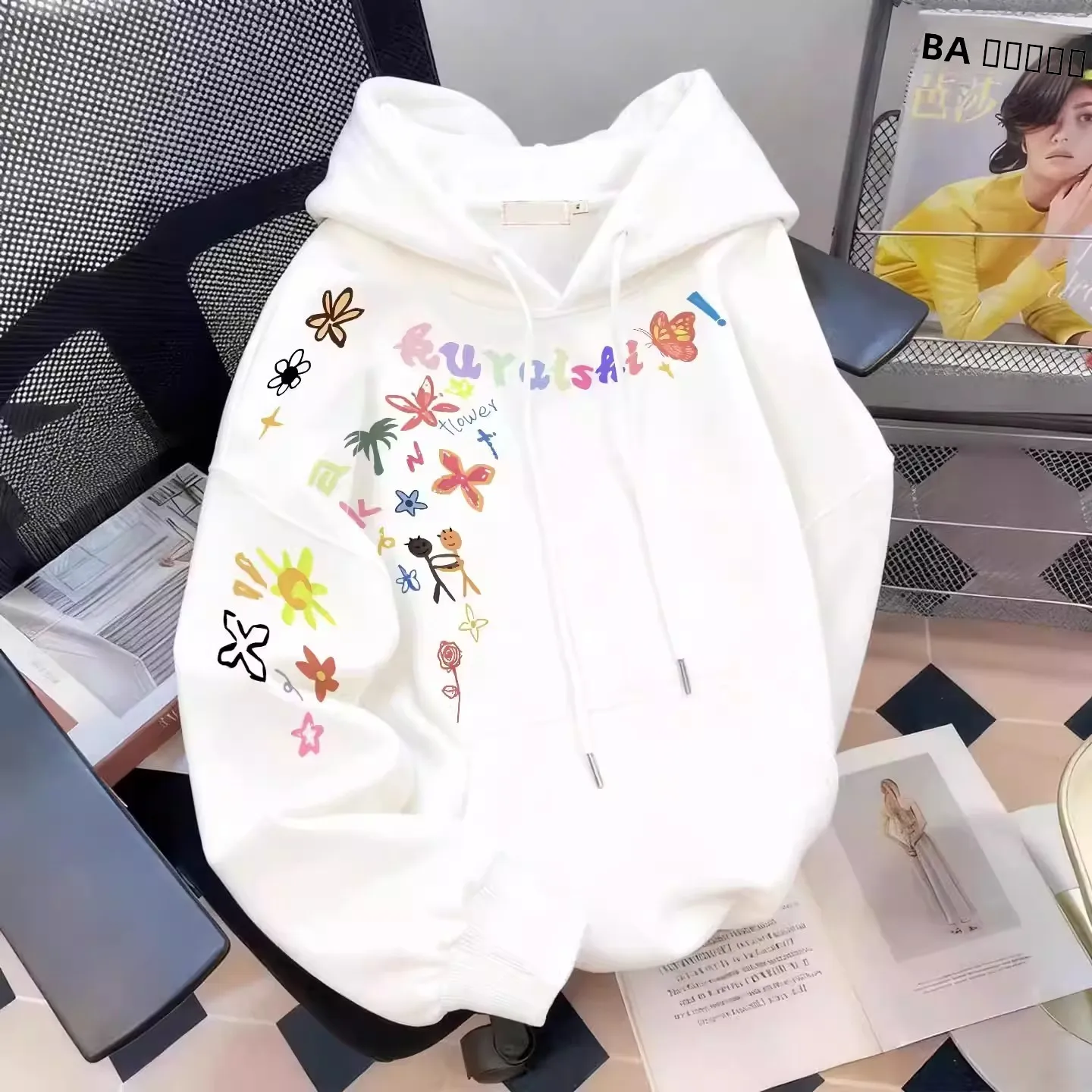 Extra Large 300 Pounds Fun Creative Print Heavyweight Hoodie Unisex Spring Loose Versatile Top Cotton Long Sleeve Sweatshirt
Extra Large 300 Pounds Fun Creative Print Heavyweight Hoodie Unisex Spring Loose Versatile Top Cotton Long Sleeve Sweatshirt