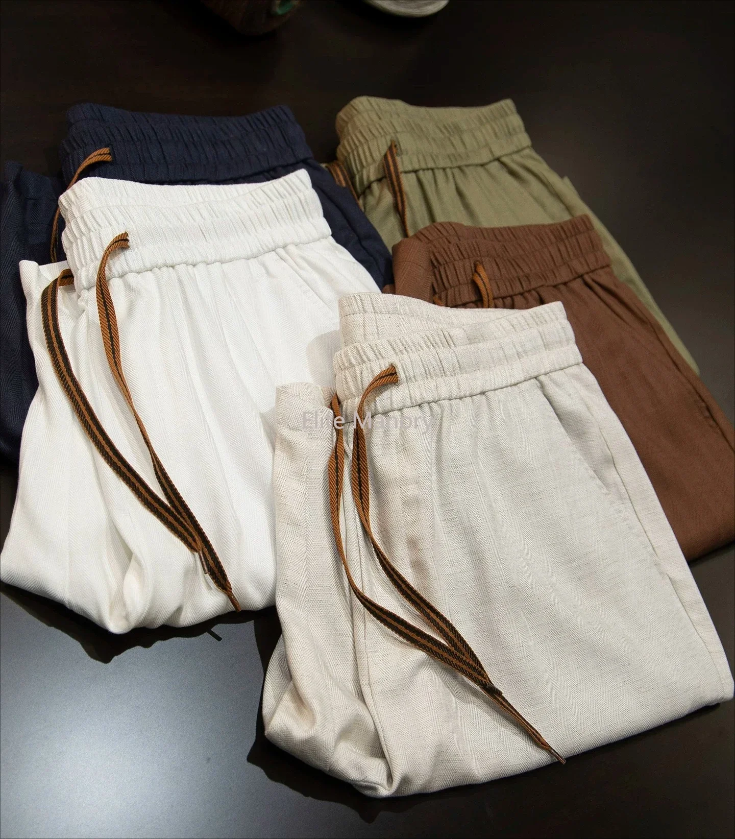 Summer thin old money wind series~ loose straight elastic sports five-point pants
Summer thin old money wind series~ loose straight elastic sports five-point pants