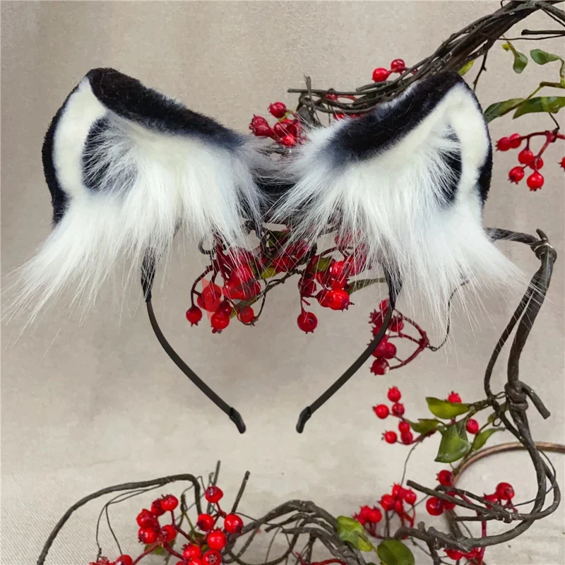 CyNew Hand Made Work Halloween White Tiger Ears Hairhoop Headwear Tail To Choose White Black Set Custom Made
CyNew Hand Made Work Halloween White Tiger Ears Hairhoop Headwear Tail To Choose White Black Set Custom Made