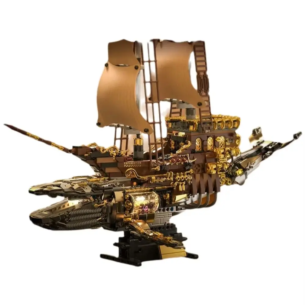 1979pcs Steam Punk Style Whaling Ship Model Building Blocks MOC Toy Vintage Themed Children's Educational Creative Gift
1979pcs Steam Punk Style Whaling Ship Model Building Blocks MOC Toy Vintage Themed Children's Educational Creative Gift