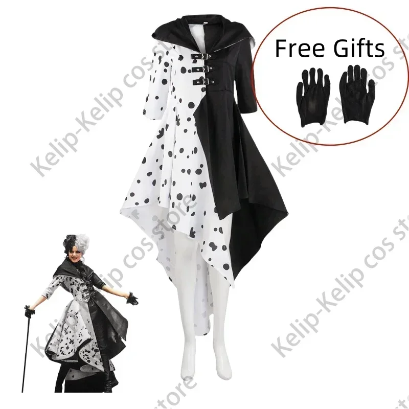 One Hundred and One Dalmatians Costumes Cruella De Vil Halloween Coaplay Costumes
One Hundred and One Dalmatians Costumes Cruella De Vil Halloween Coaplay Costumes
