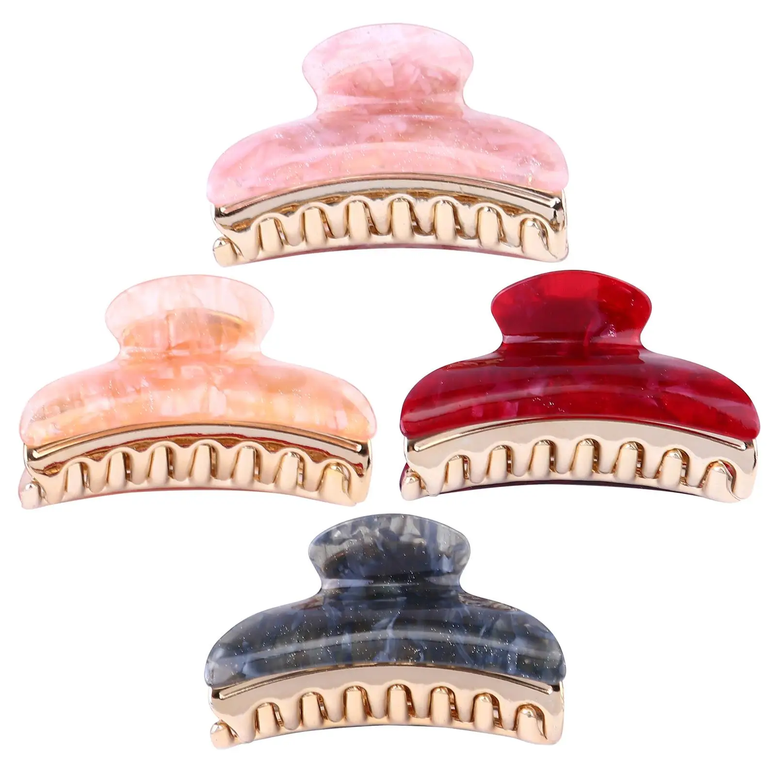 Hair Claw Clip Set Acrylic Ponytail Barrette Durable Stylish Bathing Shower Hair Accessories Women Travel Clips
Hair Claw Clip Set Acrylic Ponytail Barrette Durable Stylish Bathing Shower Hair Accessories Women Travel Clips