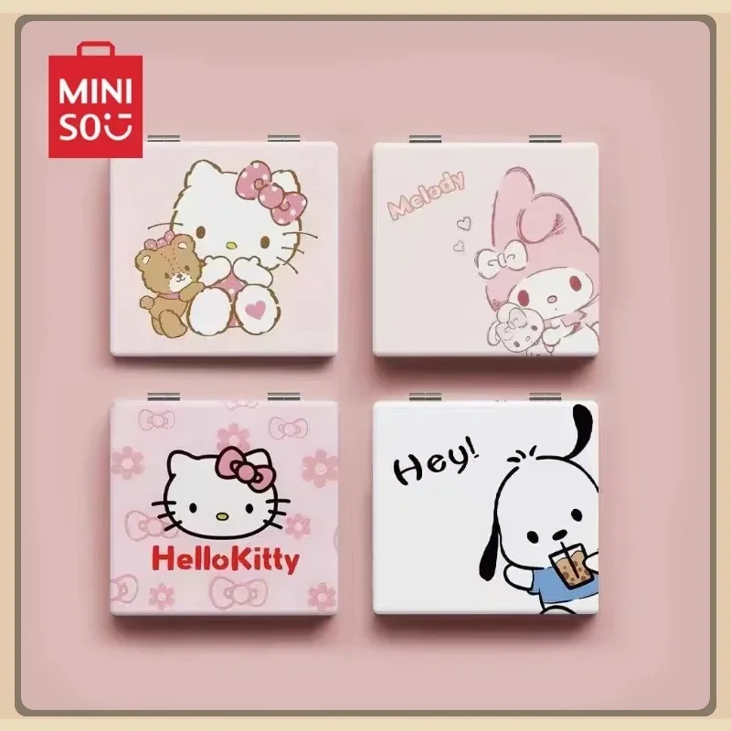 Cute Sanrio Hello Kitty Compact Portable Makeup Mirror Student Dormitory Handheld Travel Essential Fashion Girl Gift My Melody
Cute Sanrio Hello Kitty Compact Portable Makeup Mirror Student Dormitory Handheld Travel Essential Fashion Girl Gift My Melody