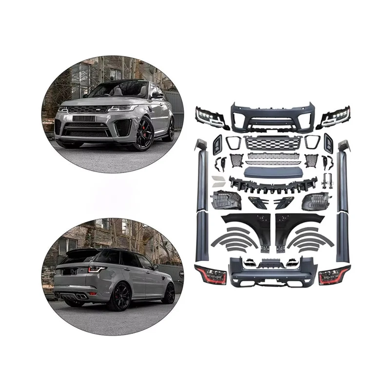 Комплект кузова Facelift 2014-2017 L320 Обновление 2018 L494 Передний + задний бампер в сборе для комплектов кузова Range Rover Sport SVR
Комплект кузова Facelift 2014-2017 L320 Обновление 2018 L494 Передний + задний бампер в сборе для комплектов кузова Range Rover Sport SVR