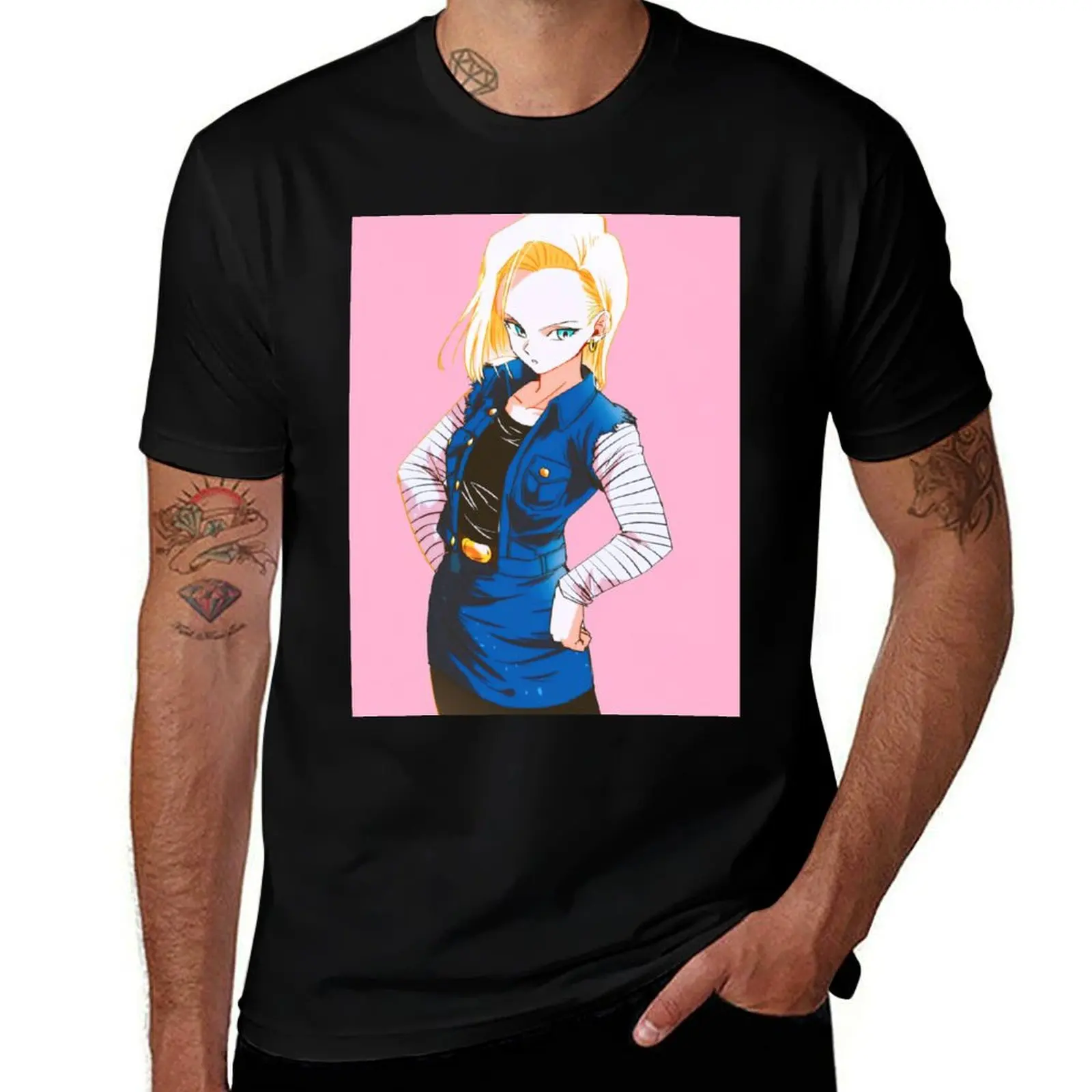 Android Number 18 T-Shirt funny gifts blacks sweat shirts, men
Android Number 18 T-Shirt funny gifts blacks sweat shirts, men