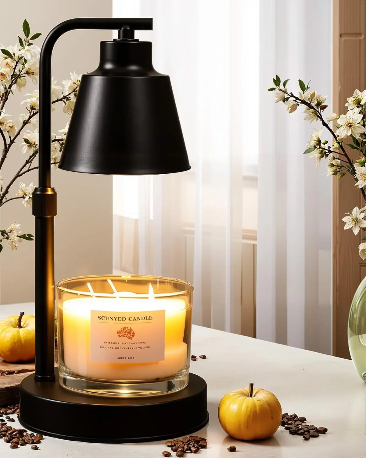 Candle Warmer Lamp with Timer & Dimmable Light, 2 Free Bulbs, Adjustable Height, Farmhouse Decor
Candle Warmer Lamp with Timer & Dimmable Light, 2 Free Bulbs, Adjustable Height, Farmhouse Decor