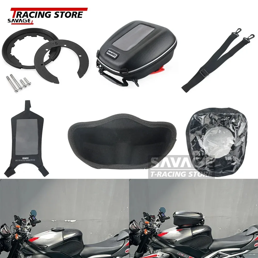 Fuel GasTank Bag With Tanklock Ring For Street Triple 660S 675/R 765S 765R 765RS Tiger 800 900 1200/1215 For Daytona 600 675 955
Fuel GasTank Bag With Tanklock Ring For Street Triple 660S 675/R 765S 765R 765RS Tiger 800 900 1200/1215 For Daytona 600 675 955