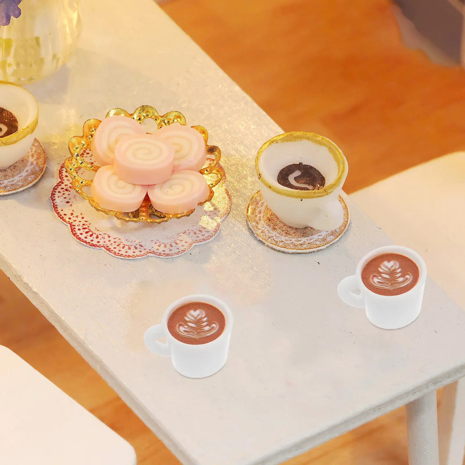 20Pcs Mini Coffee Cups Miniature 3D Realistic Design for Dollhouse Decoration Pretend Play Kitchen DIY Scenery Layout Props
20Pcs Mini Coffee Cups Miniature 3D Realistic Design for Dollhouse Decoration Pretend Play Kitchen DIY Scenery Layout Props