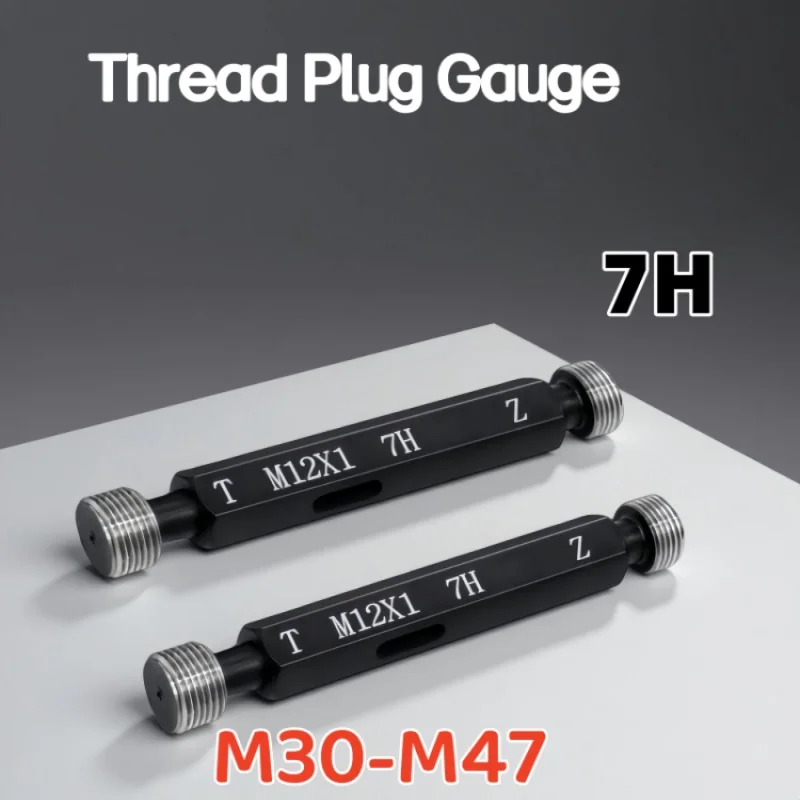 1PCS Flat head thread plug gauge with an accuracy of 7H thread gauge M30 M31M32M33M34M35M36M37M38M39M40M41M42M43M44M45M46M47
1PCS Flat head thread plug gauge with an accuracy of 7H thread gauge M30 M31M32M33M34M35M36M37M38M39M40M41M42M43M44M45M46M47