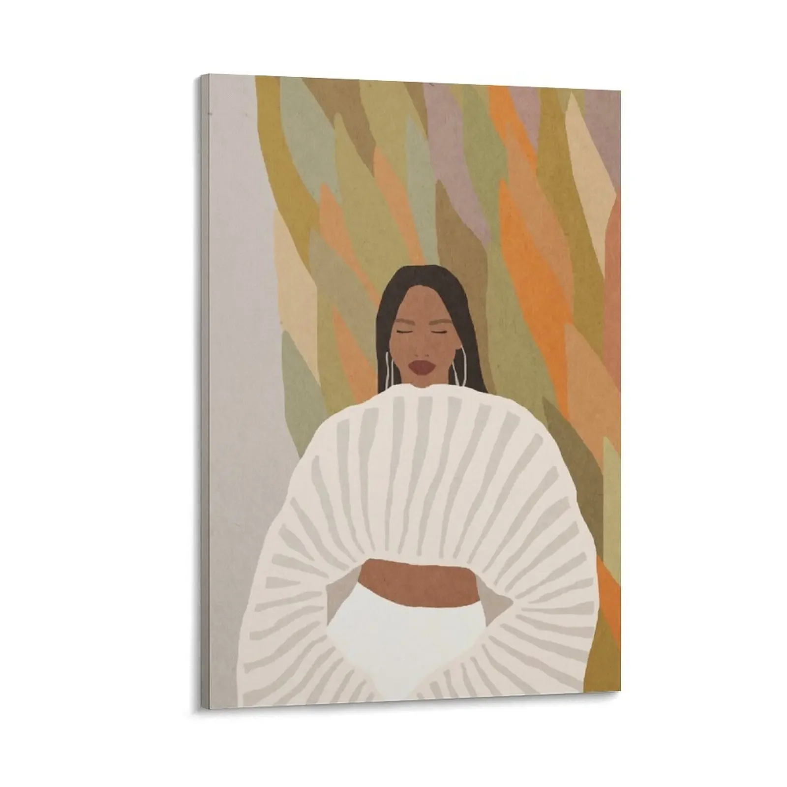 Girl and autumn leaves, Woman, Mid century art Canvas Painting large paintings modern living room decoration cute room decor
Girl and autumn leaves, Woman, Mid century art Canvas Painting large paintings modern living room decoration cute room decor
