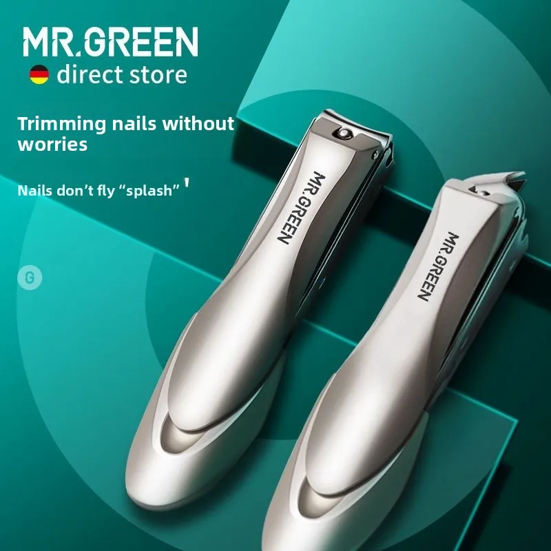 MR.GREEN Nail Clippers Stainless Steel Anti Splash Fingernail Cutter Manicure Tools Bionics Design Nail Trimmer Pedicure Scissor
MR.GREEN Nail Clippers Stainless Steel Anti Splash Fingernail Cutter Manicure Tools Bionics Design Nail Trimmer Pedicure Scissor