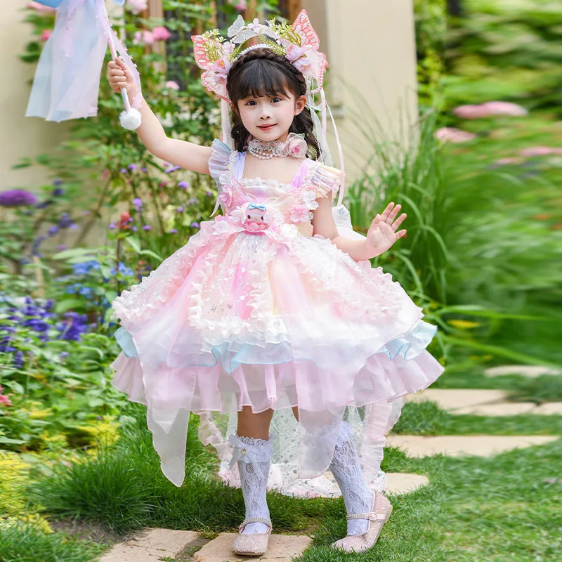 Anime My Melody Girl Lolita Princess Dress Girl Shine Party Dress Ruffled Tutu Skirt Layered Dress Ball Gown Festival Gift
Anime My Melody Girl Lolita Princess Dress Girl Shine Party Dress Ruffled Tutu Skirt Layered Dress Ball Gown Festival Gift