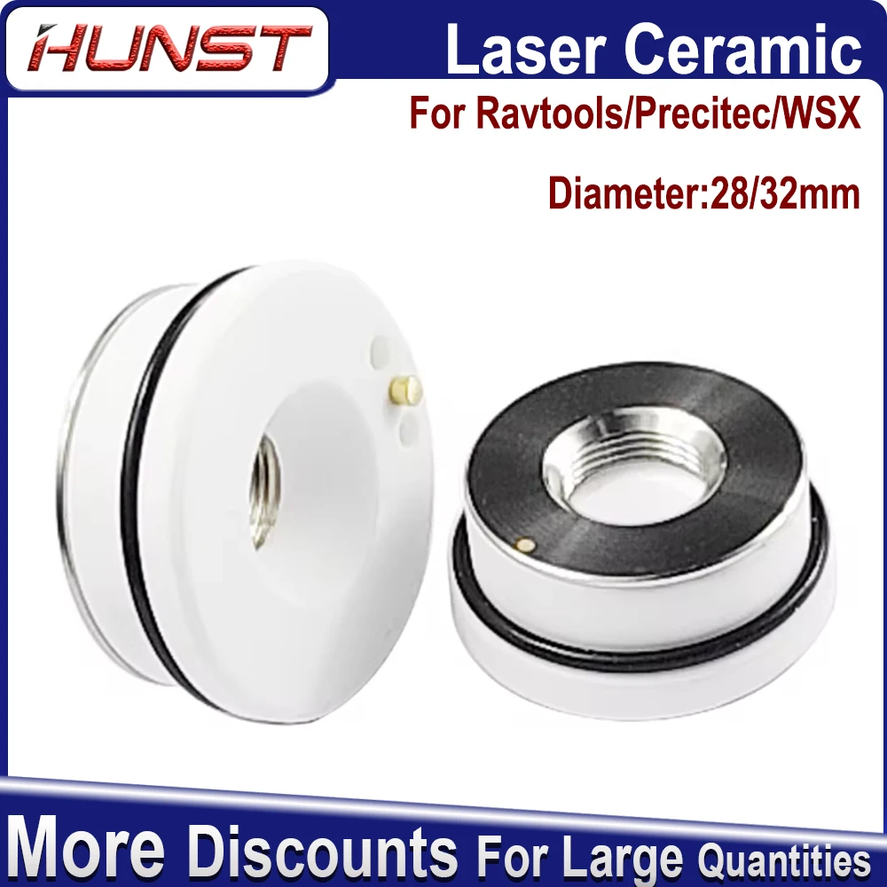 Держатель для лазерных насадок 28/32 мм HUNST Laser с керамическим кольцом для Raytools WSX Precitec HSG HANS DNE, режущая головка для волоконного лазера
Держатель для лазерных насадок 28/32 мм HUNST Laser с керамическим кольцом для Raytools WSX Precitec HSG HANS DNE, режущая головка для волоконного лазера