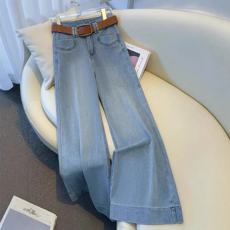 Denim Pant Women Jeans Wide Leg Long Pants Slim Mom Jeans High Waist Straight Trousers Y2k Streetwear Elegant Splice Work 2025
Denim Pant Women Jeans Wide Leg Long Pants Slim Mom Jeans High Waist Straight Trousers Y2k Streetwear Elegant Splice Work 2025