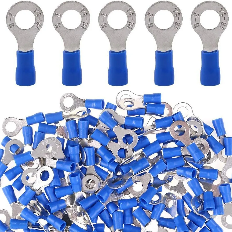 100PCS RV2-6 Ring insulated terminal Cable Wire Connector suit 1.5-2.5mm Electrical Crimp Terminal RV
100PCS RV2-6 Ring insulated terminal Cable Wire Connector suit 1.5-2.5mm Electrical Crimp Terminal RV