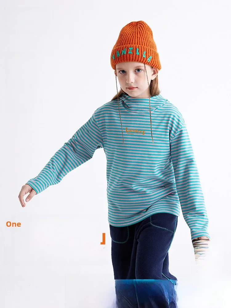 Gurly Diary Children's Hoodie Striped round Neck Sweatshirt Unisex Spring New Style Casual Polyester Blend Comfortable All-Match
Gurly Diary Children's Hoodie Striped round Neck Sweatshirt Unisex Spring New Style Casual Polyester Blend Comfortable All-Match
