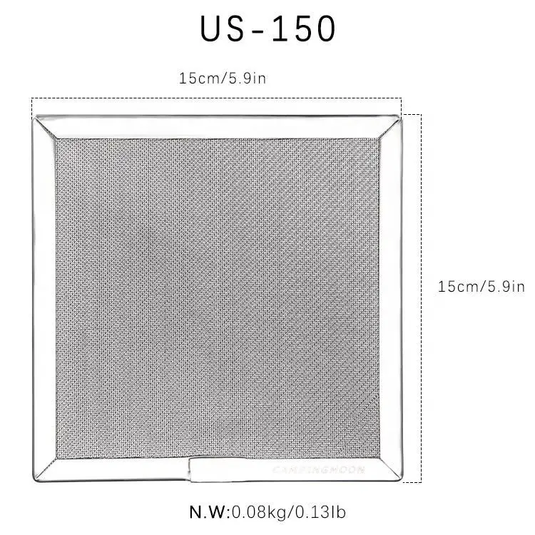 High Temperature Resistant Stainless Steel Portable Outdoor Bbq Mesh Mat Barbecue Grill Net
High Temperature Resistant Stainless Steel Portable Outdoor Bbq Mesh Mat Barbecue Grill Net