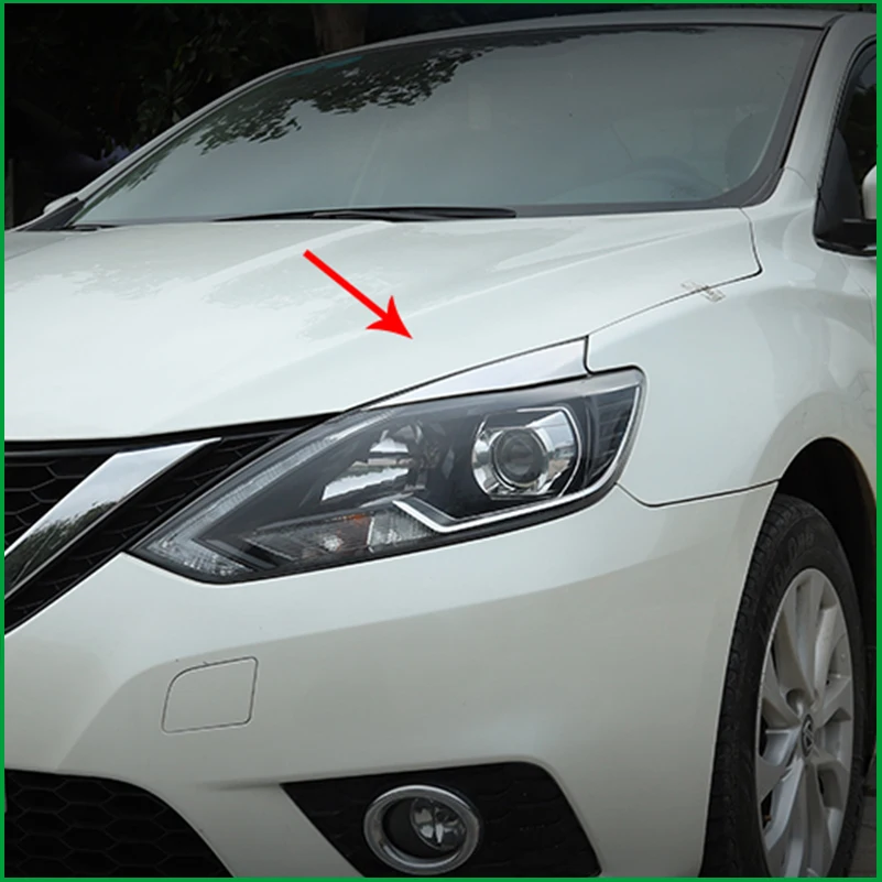 Car styling Headlight Eyebrow Decorative Head Light Eyelid Cover Sticker Trim For Nissan Sentra 2016-2019 Auto Accessories Parts
Car styling Headlight Eyebrow Decorative Head Light Eyelid Cover Sticker Trim For Nissan Sentra 2016-2019 Auto Accessories Parts