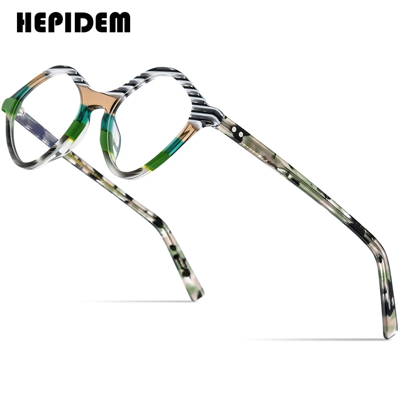 HEPIDEM Acetate Glasses Frame Women Brand Designer Cat Eye Eyeglasses Ladies Cateye Spectacle Eyewear 9218
HEPIDEM Acetate Glasses Frame Women Brand Designer Cat Eye Eyeglasses Ladies Cateye Spectacle Eyewear 9218