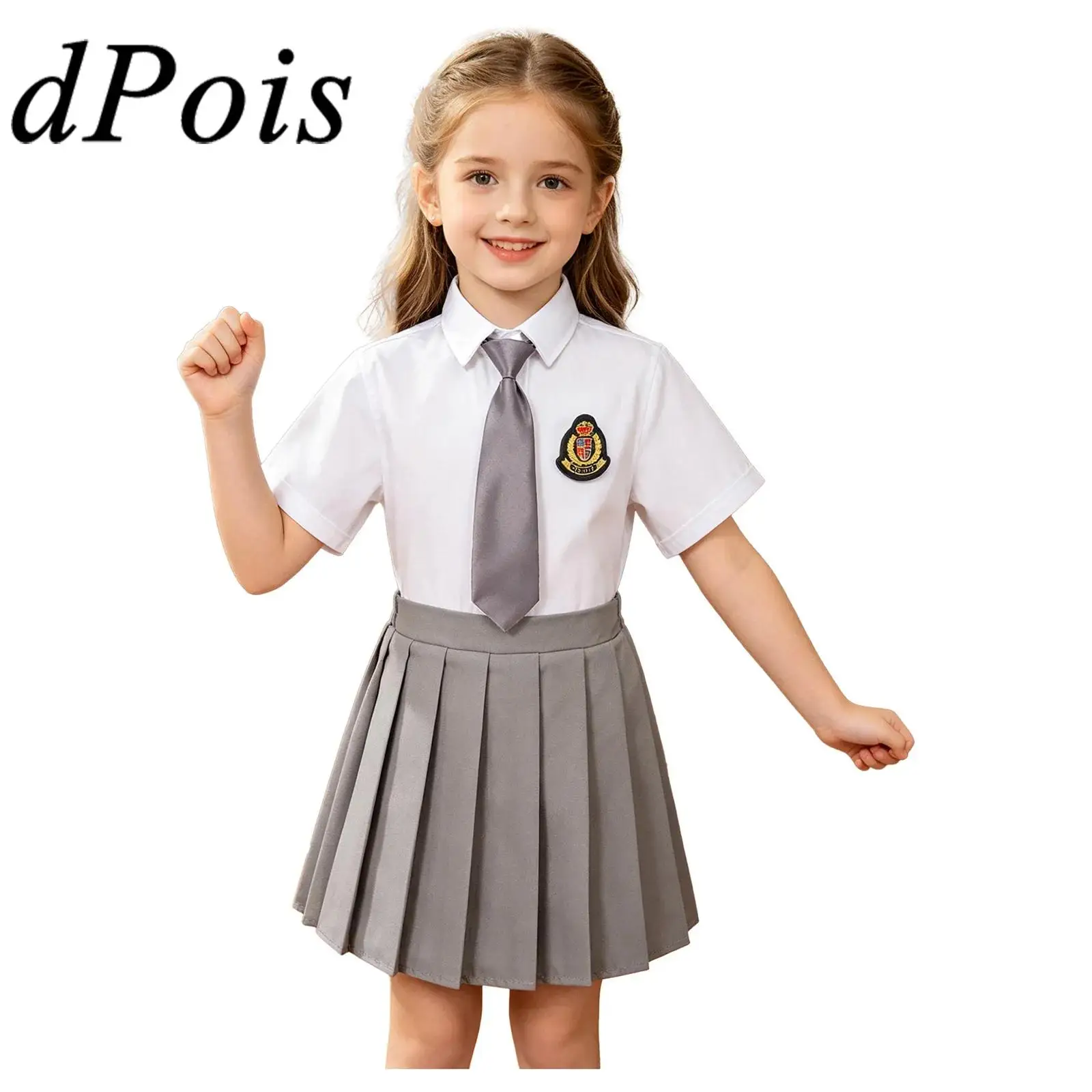 Girls School Uniform Kids Student Clothes Sets Shirt + Pleated Skirt Suits Party Outfits Schoolgirls Stage Performance Costume
Girls School Uniform Kids Student Clothes Sets Shirt + Pleated Skirt Suits Party Outfits Schoolgirls Stage Performance Costume