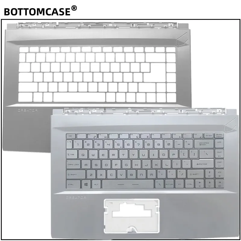 New For BOTTOMCASE® Creator 15M MS-16W1 Laptop shell, palmrest cover with White Backlit keyboard /Upper Case Palmrest Cover
New For BOTTOMCASE® Creator 15M MS-16W1 Laptop shell, palmrest cover with White Backlit keyboard /Upper Case Palmrest Cover