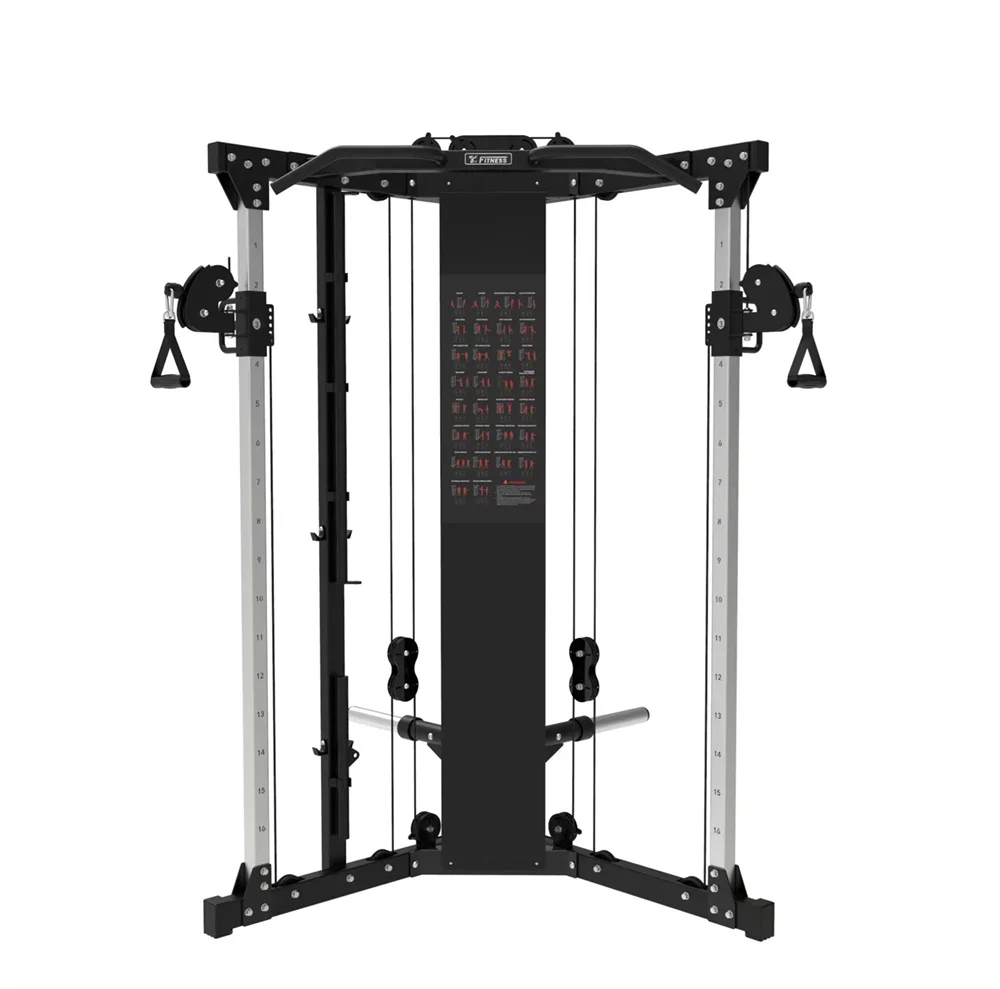Plate Loaded Cable Crossover Machine Power Rack Attachment Adjustable Dual Pulley System Functional Trainer
Plate Loaded Cable Crossover Machine Power Rack Attachment Adjustable Dual Pulley System Functional Trainer