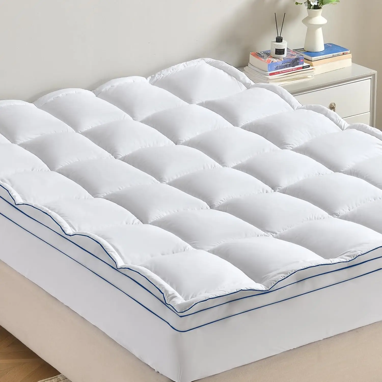 Mattr Topper King (78""X80""), 2 H Pillowtop Mattr Topper For Ba Pain, Down Alternative Mattr Pad Cover With 8~21 H Deep
Mattr Topper King (78""X80""), 2 H Pillowtop Mattr Topper For Ba Pain, Down Alternative Mattr Pad Cover With 8~21 H Deep
