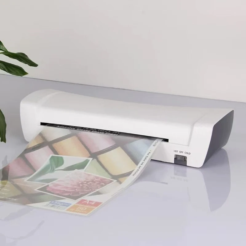 SL200 White A4 Photo Laminator Office Hot & Cold Thermal Laminating Professional for A4 Document Photo PET Film Roll Laminator
SL200 White A4 Photo Laminator Office Hot & Cold Thermal Laminating Professional for A4 Document Photo PET Film Roll Laminator