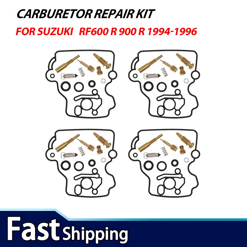4Sets For SUZUKI RF600 r 900 r 94-96 Motorcycle Carburetor Repair kit
4Sets For SUZUKI RF600 r 900 r 94-96 Motorcycle Carburetor Repair kit