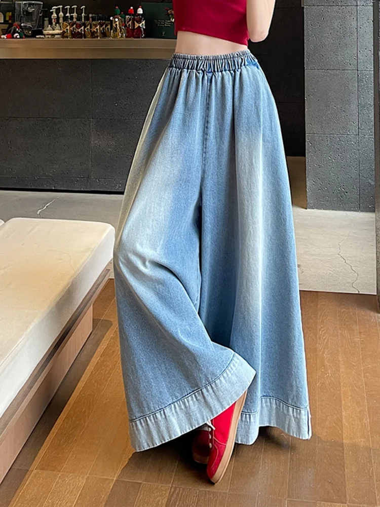 New Spring Rolled Edge Retro Straight Leg Jeans For Women American Style Loose Design Floor Length Wide Leg Pants
New Spring Rolled Edge Retro Straight Leg Jeans For Women American Style Loose Design Floor Length Wide Leg Pants