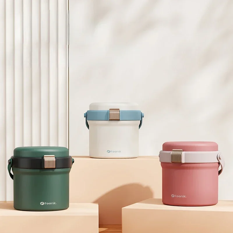 Double Layer Insulated Lunch Box, Portable Stainless Steel Bento Bucket, Large Capacity Office Workers Lunch Container.
Double Layer Insulated Lunch Box, Portable Stainless Steel Bento Bucket, Large Capacity Office Workers Lunch Container.